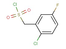 (2-chloro-5-fluorophenyl)methanesulfonyl chloride