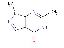 1,6-dimethyl-1,5-dihydro-4H-pyrazolo[3,4-d]pyrimidin-4-one