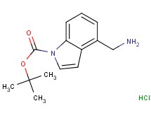 tert-butyl 4-(aminomethyl)-1H-indole-1-carboxylate hydrochloride