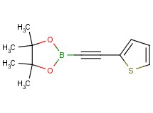 4,4,5,5-tetramethyl-2-(2-thienylethynyl)-1,3,2-dioxaborolane