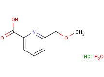 6-(methoxymethyl)-2-pyridinecarboxylic acid hydrochloride hydrate