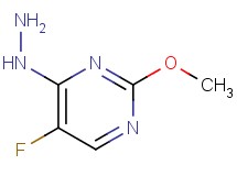 5-fluoro-4-hydrazino-2-methoxypyrimidine