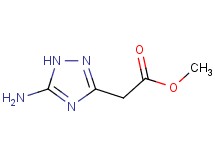 methyl (5-amino-1H-1,2,4-triazol-3-yl)acetate
