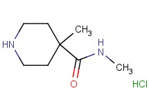 N,4-dimethyl-4-piperidinecarboxamide hydrochloride