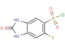 6-fluoro-2-oxo-2,3-dihydro-1H-benzimidazole-5-sulfonyl chloride