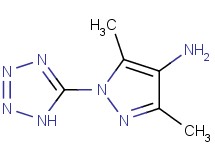 3,5-dimethyl-1-(1H-tetrazol-5-yl)-1H-pyrazol-4-amine