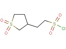 2-(1,1-dioxidotetrahydro-3-thienyl)ethanesulfonyl chloride