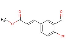 methyl (2E)-3-(3-formyl-4-hydroxyphenyl)acrylate