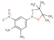 2-methyl-6-nitro-4-(4,4,5,5-tetramethyl-1,3,2-dioxaborolan-2-yl)aniline