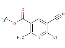 methyl 6-chloro-5-cyano-2-methylnicotinate