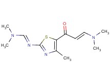 N'-{5-[(2E)-3-(dimethylamino)-2-propenoyl]-4-methyl-1,3-thiazol-2-yl}-N,N-dimethylimidoformamide