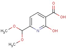 6-(dimethoxymethyl)-2-hydroxynicotinic acid