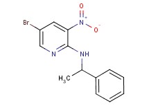 5-bromo-3-nitro-N-(1-phenylethyl)-2-pyridinamine