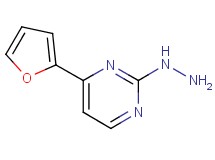 4-(2-furyl)-2-hydrazinopyrimidine