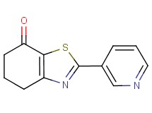 2-(3-pyridinyl)-5,6-dihydro-1,3-benzothiazol-7(4H)-one