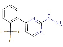 2-hydrazino-4-[2-(trifluoromethyl)phenyl]pyrimidine
