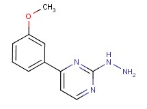 2-hydrazino-4-(3-methoxyphenyl)pyrimidine