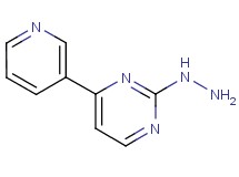 2-hydrazino-4-(3-pyridinyl)pyrimidine