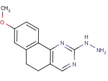 2-hydrazino-8-methoxy-5,6-dihydrobenzo[h]quinazoline