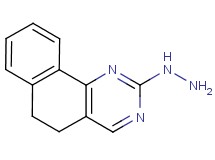 2-hydrazino-5,6-dihydrobenzo[h]quinazoline