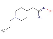 (1Z)-N'-hydroxy-2-(1-propyl-4-piperidinyl)ethanimidamide