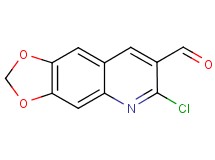 6-chloro[1,3]dioxolo[4,5-g]quinoline-7-carbaldehyde