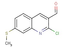 2-chloro-7-(methylthio)-3-quinolinecarbaldehyde