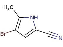 4-bromo-5-methyl-1H-pyrrole-2-carbonitrile