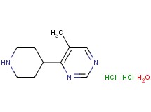5-methyl-4-(4-piperidinyl)pyrimidine dihydrochloride hydrate