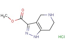methyl 4,5,6,7-tetrahydro-1H-pyrazolo[4,3-c]pyridine-3-carboxylate hydrochloride