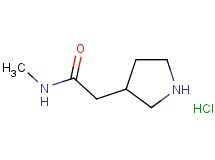 N-methyl-2-(3-pyrrolidinyl)acetamide hydrochloride