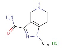 1-methyl-4,5,6,7-tetrahydro-1H-pyrazolo[4,3-c]pyridine-3-carboxamide hydrochloride