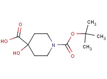 1-(tert-butoxycarbonyl)-4-hydroxy-4-piperidinecarboxylic acid