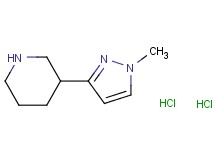 3-(1-methyl-1H-pyrazol-3-yl)piperidine dihydrochloride