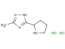 3-methyl-5-(2-pyrrolidinyl)-1H-1,2,4-triazole dihydrochloride