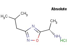 [(1S)-1-(3-isobutyl-1,2,4-oxadiazol-5-yl)ethyl]amine hydrochloride