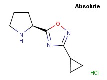 3-cyclopropyl-5-[(2S)-2-pyrrolidinyl]-1,2,4-oxadiazole hydrochloride
