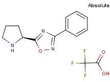 3-phenyl-5-[(2S)-2-pyrrolidinyl]-1,2,4-oxadiazole trifluoroacetate