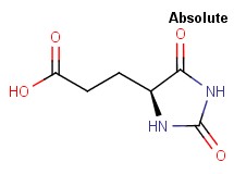 3-[(4S)-2,5-dioxo-4-imidazolidinyl]propanoic acid
