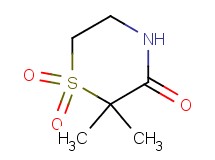 2,2-dimethyl-3-thiomorpholinone 1,1-dioxide