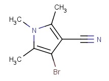 4-bromo-1,2,5-trimethyl-1H-pyrrole-3-carbonitrile