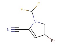 4-bromo-1-(difluoromethyl)-1H-pyrrole-2-carbonitrile