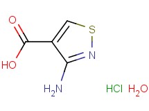 3-amino-4-isothiazolecarboxylic acid hydrochloride hydrate