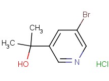 2-(5-bromo-3-pyridinyl)-2-propanol hydrochloride