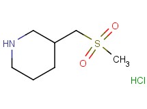 3-[(methylsulfonyl)methyl]piperidine hydrochloride