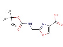 2-{[(tert-butoxycarbonyl)amino]methyl}-1,3-oxazole-4-carboxylic acid