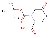 1-(tert-butoxycarbonyl)-5-oxo-2-piperazinecarboxylic acid