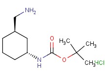 tert-butyl rac-[(1R,3R)-3-(aminomethyl)cyclohexyl]carbamate hydrochloride