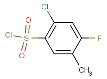 2-chloro-4-fluoro-5-methylbenzenesulfonyl chloride