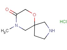 9-methyl-6-oxa-2,9-diazaspiro[4.5]decan-8-one hydrochloride